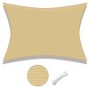 13'x19' Rectangle Sun Shade Sail/beige