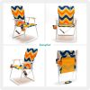 SunnyFeel AC1165 Folding Beach Chair Lightweight, Portable Lawn Chair for Adults Heavy Duty 300 LBS with Cup Holders, Foldable Camping Chair for Outdo