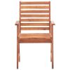 Patio Dining Chairs 8 pcs Solid Acacia Wood