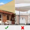 13'x19' Rectangle Sun Shade Sail/beige