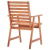 Patio Dining Chairs 2 pcs Solid Acacia Wood