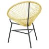 Patio Acapulco Chair Poly Rattan Beige