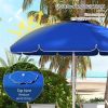 Outdoor beach umbrella-Sapphire Blue