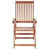 Folding Patio Chairs 6 pcs Solid Acacia Wood