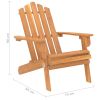 Patio Adirondack Chair Solid Wood Acacia