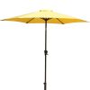 9' Pole Umbrella With Carry Bag, Yellow