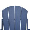 Folding Adirondack Chair Weather Resistant, Outdoor HDPE Lawn Chair