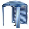 Outdoor Umbrella-Blue White