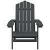 Patio Adirondack Chair HDPE Anthracite