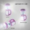 3 in 1 LED Lantern, Flashlight and Panel Light, Lightweight Camping Lantern By Wakeman Outdoors (For Camping Hiking Reading and Emergency) (Pink)