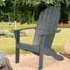 Wooden Outdoor Lounge Chair with Ergonomic Design for Yard and Garden