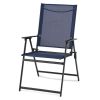 Outdoor Patio Steel Hanging Folding Chairs (2-Pack)