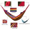 Outdoor Garden Camping Hammock With Tree Straps For Hanging; Durable Hammock Holds Up To 450lbs; Portable Hammock With Travel Bag Perfect For Outdoor/