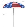 Outdoor beach umbrella